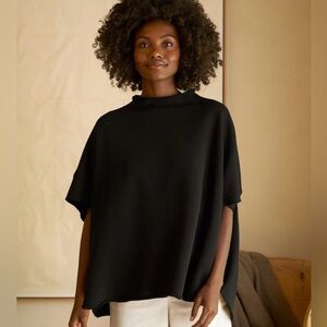 FRANK & EILEEN Audrey Funnel Neck Capelet
